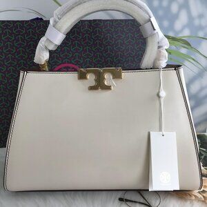 NWT Tory Burch Eleanor Spazzolato Satchel Bag